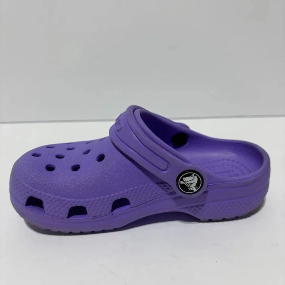 Crocs Toddlers’ Classic Clogs Purple, Girls’ Size 9 M